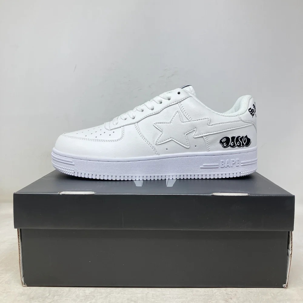 Mens Sz 10.5 Savior Studios MF Doomstas Sneakers Triple White Shoe